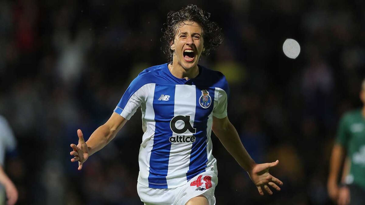 Fábio Silva在FC Porto的进球庆祝